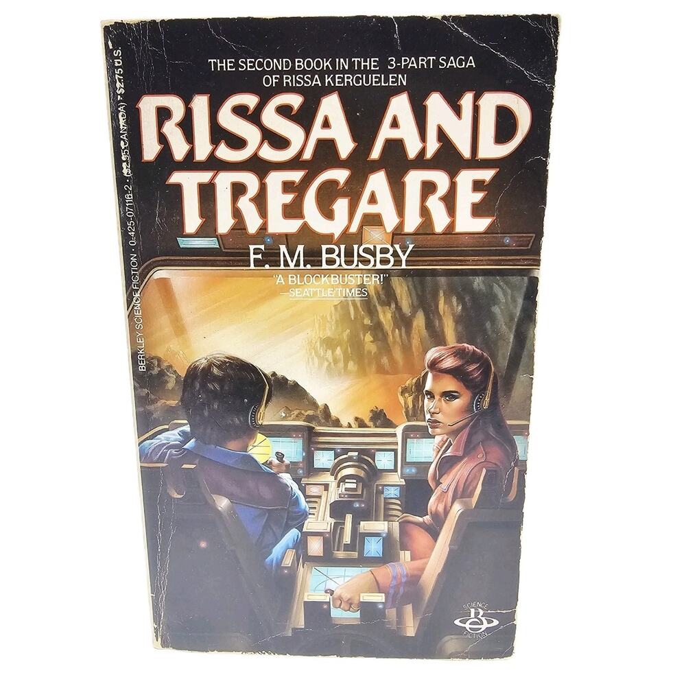 1984 YOUNG RISSA F.M. Busby FVF 7.0 Berkley Paperback Vintage Book